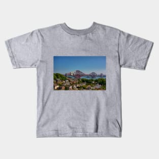 The Forth Bridge from North Queensferry Kids T-Shirt